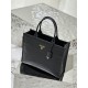 Large leather Prada Symbole bag with topstitching Size:39x30x12cm