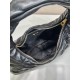 Prada Large, topstitched nappa-leather bag Size: 40x27x11.5CM