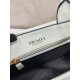 Small leather Prada Symbole bag with topstitching  Size: 30x23x9CM