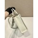 Small leather Prada Symbole bag with topstitching  Size: 30x23x9CM