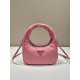 Prada Nappa-leather mini bag with topstitching Size: 21x12.5x6.5CM