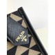 Prada Symbole embroidered fabric mini bag  Size: 19×6×17CM