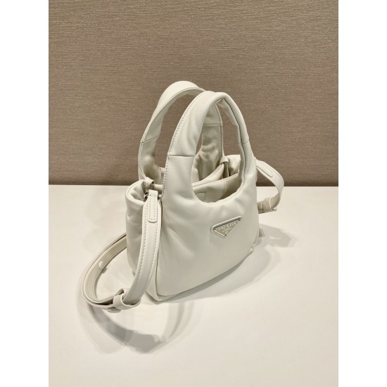 Small padded Prada Soft nappa-leather bag  Size: 18x15.5x10CM