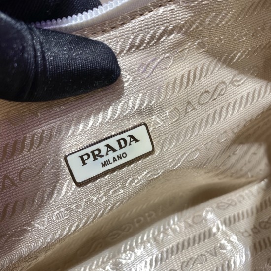 Prada Satin mini-bag with artificial crystals Size: 22x17x6CM