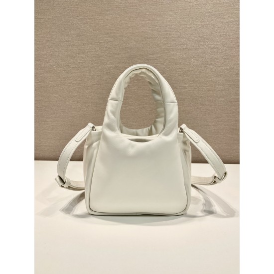 Small padded Prada Soft nappa-leather bag  Size: 18x15.5x10CM