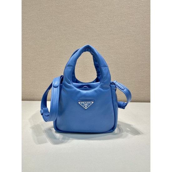 Small padded Prada Soft nappa-leather bag  Size: 18x15.5x10CM