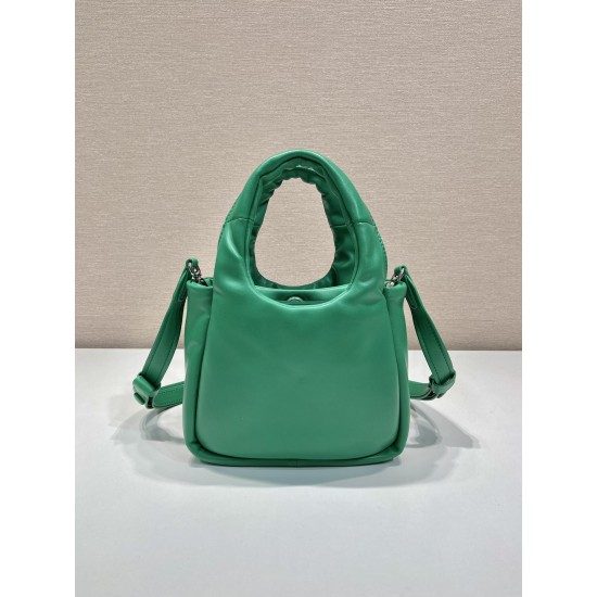 Small padded Prada Soft nappa-leather bag  Size: 18x15.5x10CM