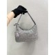 Prada Satin mini-bag with artificial crystals Size: 22x17x6CM