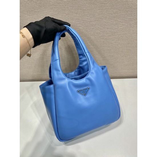 Prada Medium padded Prada Soft nappa leather bag Size: 30x26x17CM