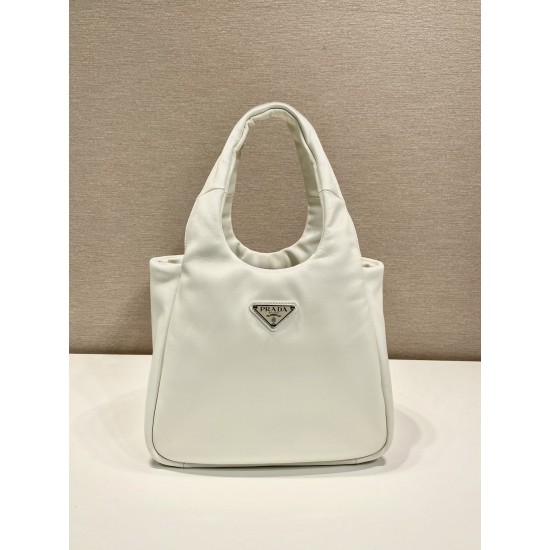 Prada Medium padded Prada Soft nappa leather bag Size: 30x26x17CM