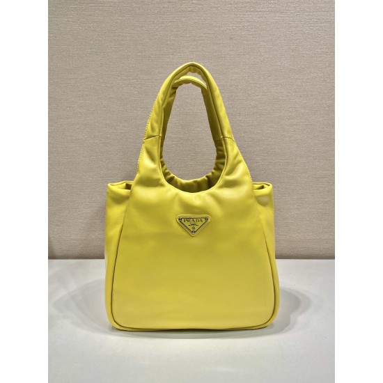 Prada Medium padded Prada Soft nappa leather bag Size: 30x26x17CM