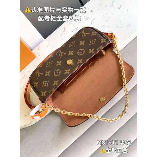 LV Wallet on Chain Ivy  Size:23x12x4.3CM