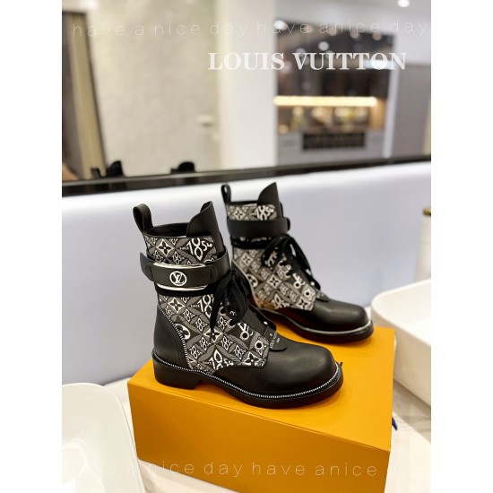 Louis Vuitton Territory Flat Ranger Short Boots