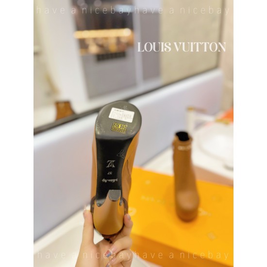 Louis Vuitton Afterglow Platform Ankle Short Boots