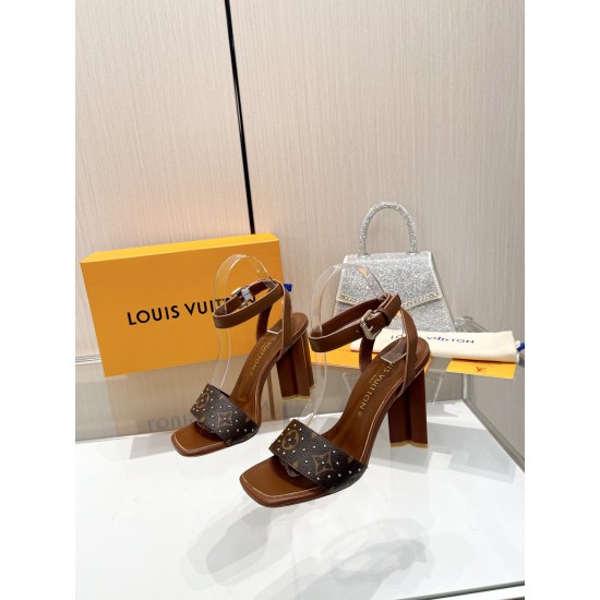 LV High Heeled Sandals