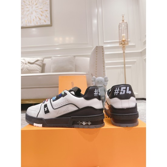 LV Trainer Sneaker Runner Tatic Couple's Shoes