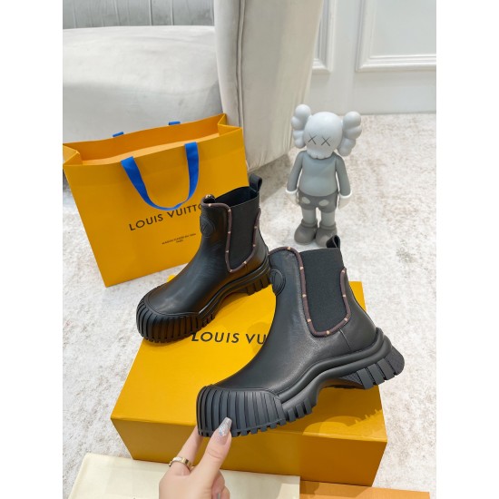 LV Ruby Flat Ankle Boot