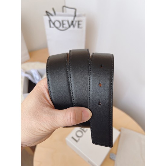 Loewe belt Double-sided imported cowhide width 3.2CM