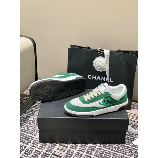 Chanel sheepskin sneakers