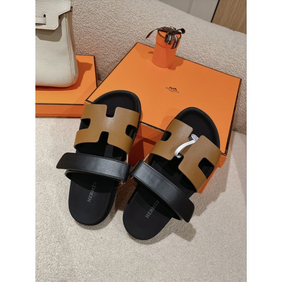 Hermes Chypre sandals couple's shoes