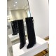 Givenchy Shark Lock boots in satin with strass