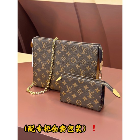 LV Toiletry Pouch On Chain