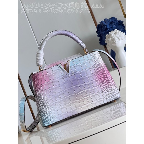 LV Capucines GM   Size: 31.5 X 20 X 11CM