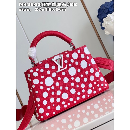 LV Capucines BB   Size: 27 x 18 x 9 CM