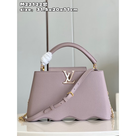 LV Capucines GM   Size: 31.5 X 20 X 11CM