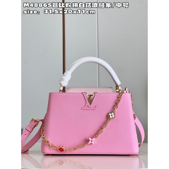 LV Capucines GM   Size: 31.5 X 20 X 11CM