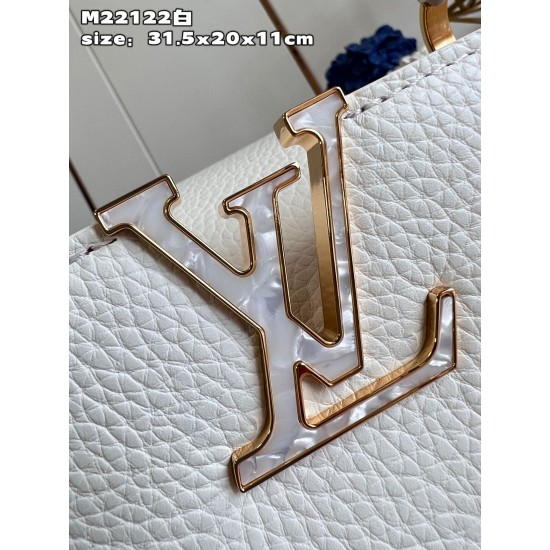 LV Capucines GM   Size: 31.5 X 20 X 11CM