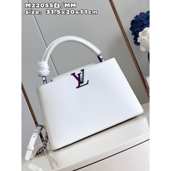 LV Capucines GM   Size: 31.5 X 20 X 11CM