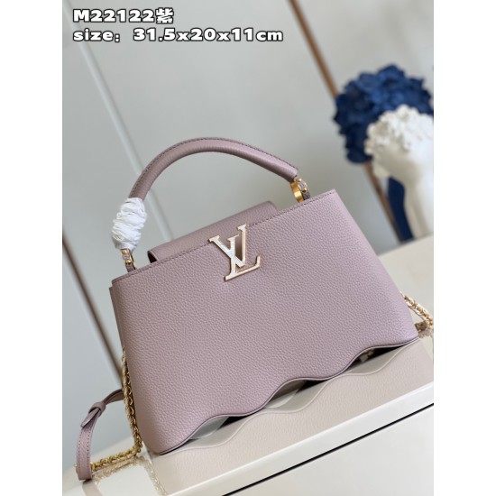 LV Capucines GM   Size: 31.5 X 20 X 11CM