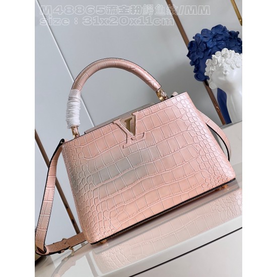 LV Capucines GM   Size: 31.5 X 20 X 11CM