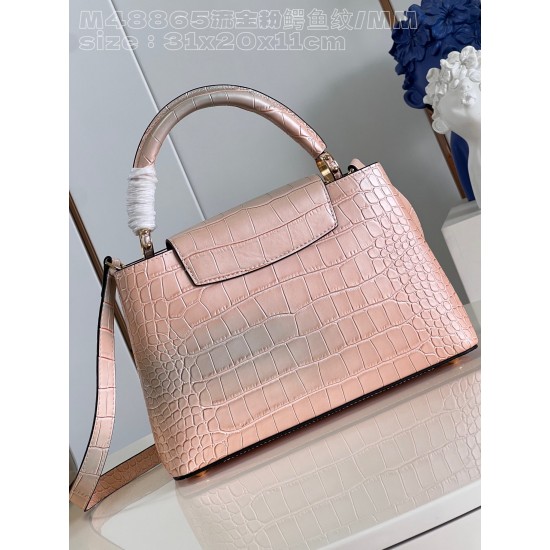 LV Capucines GM   Size: 31.5 X 20 X 11CM