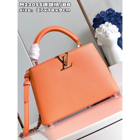 LV Capucines BB   Size: 27 x 18 x 9 CM