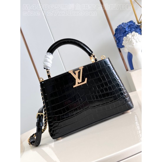 LV Capucines BB   Size: 27 x 18 x 9 CM