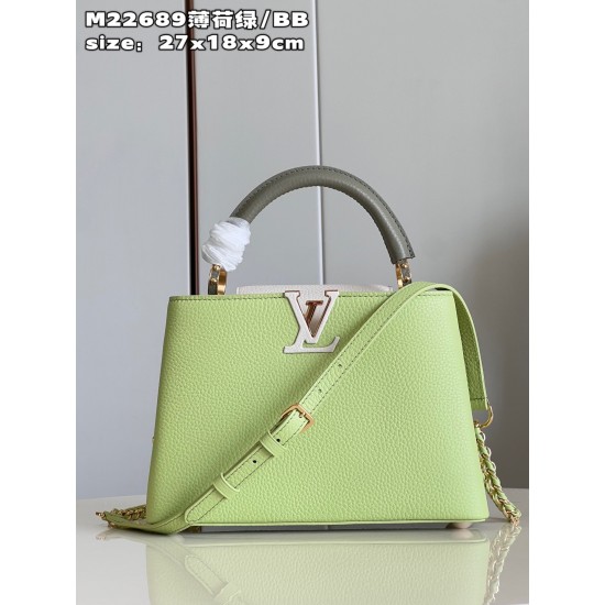 LV Capucines BB   Size: 27 x 18 x 9 CM