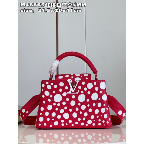 LV Capucines GM   Size: 31.5 X 20 X 11CM