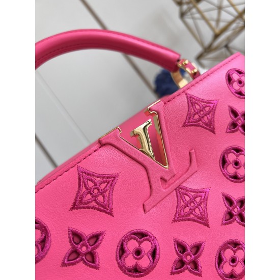 LV Capucines GM   Size: 31.5 X 20 X 11CM