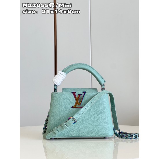 LV Capucines Mini   Size: 21 x 14 x 8 CM