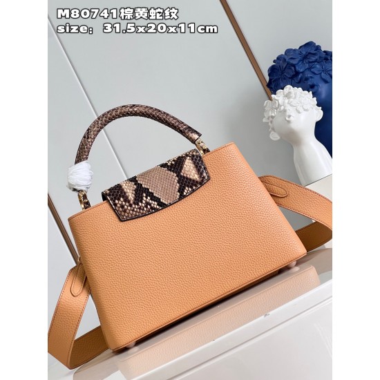 LV Capucines GM   Size: 31.5 X 20 X 11CM