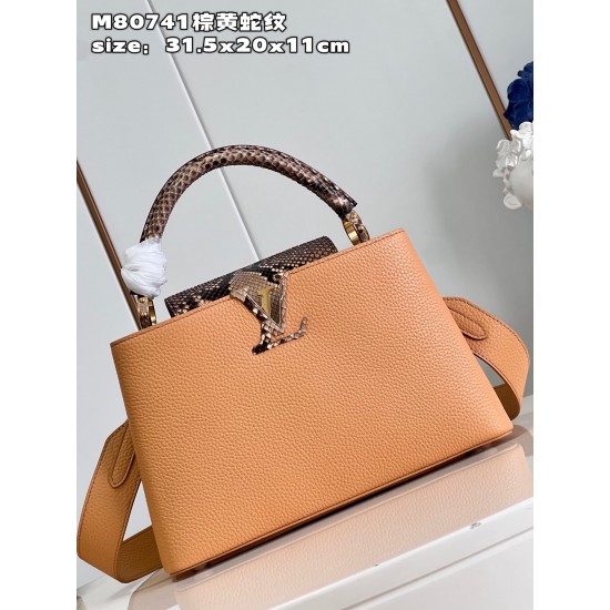 LV Capucines GM   Size: 31.5 X 20 X 11CM