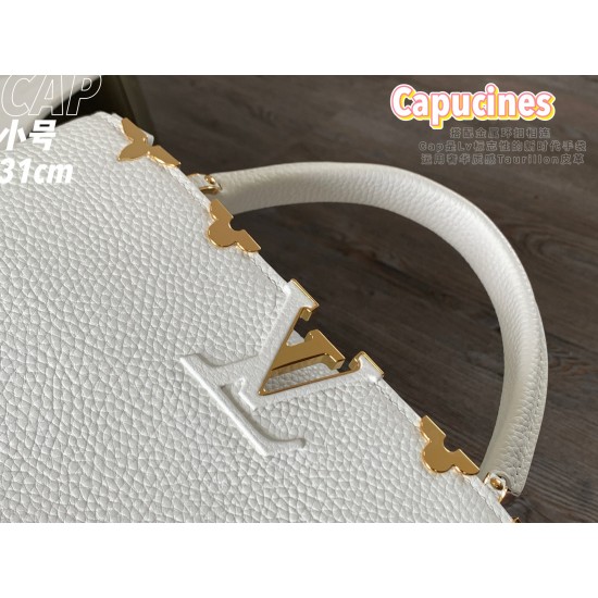 LV Capucines GM   Size: 31.5 X 20 X 11CM