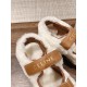 Celine Furry Sandals