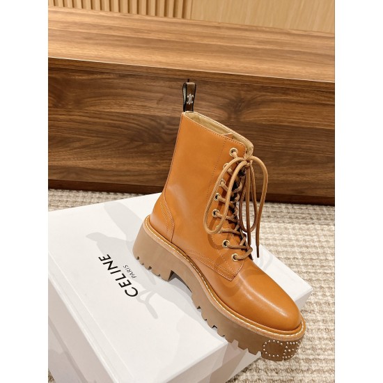 CELINE BULKY LACE-UP BOOT 