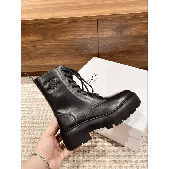 CELINE BULKY LACE-UP BOOT 