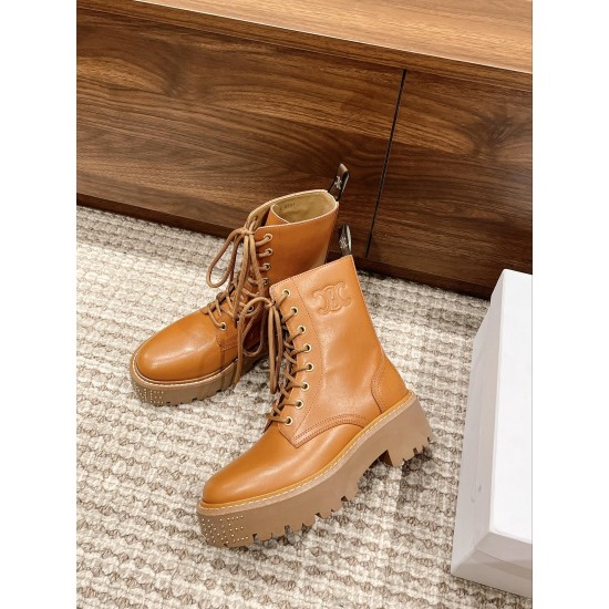 CELINE BULKY LACE-UP BOOT 