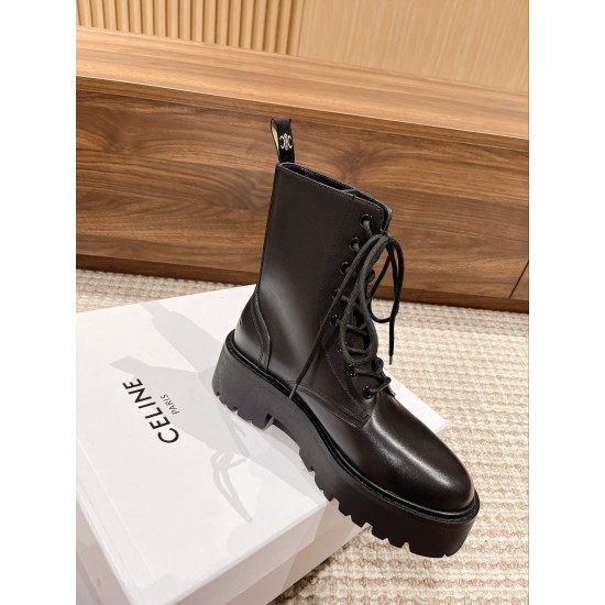 CELINE BULKY LACE-UP BOOT 