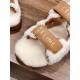 Celine Furry Sandals